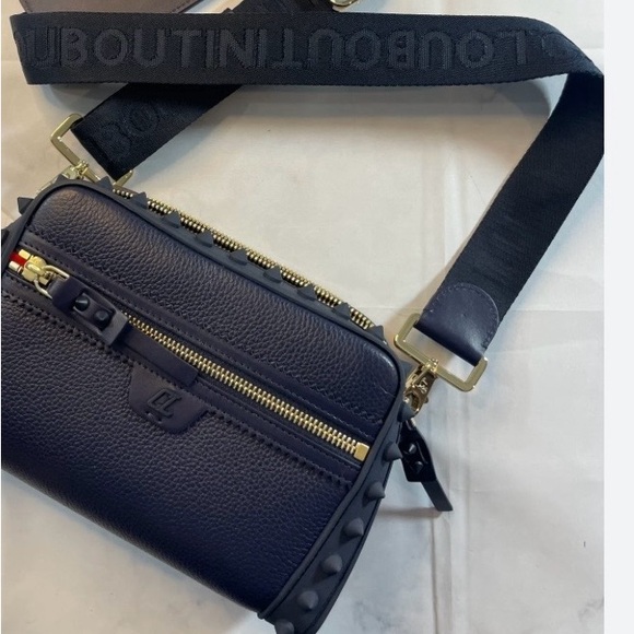 Christian Louboutin Handbags - Christian Louboutin Loubitown Navy Crossbody Bag *like new*
❤️❤️❤️❤️